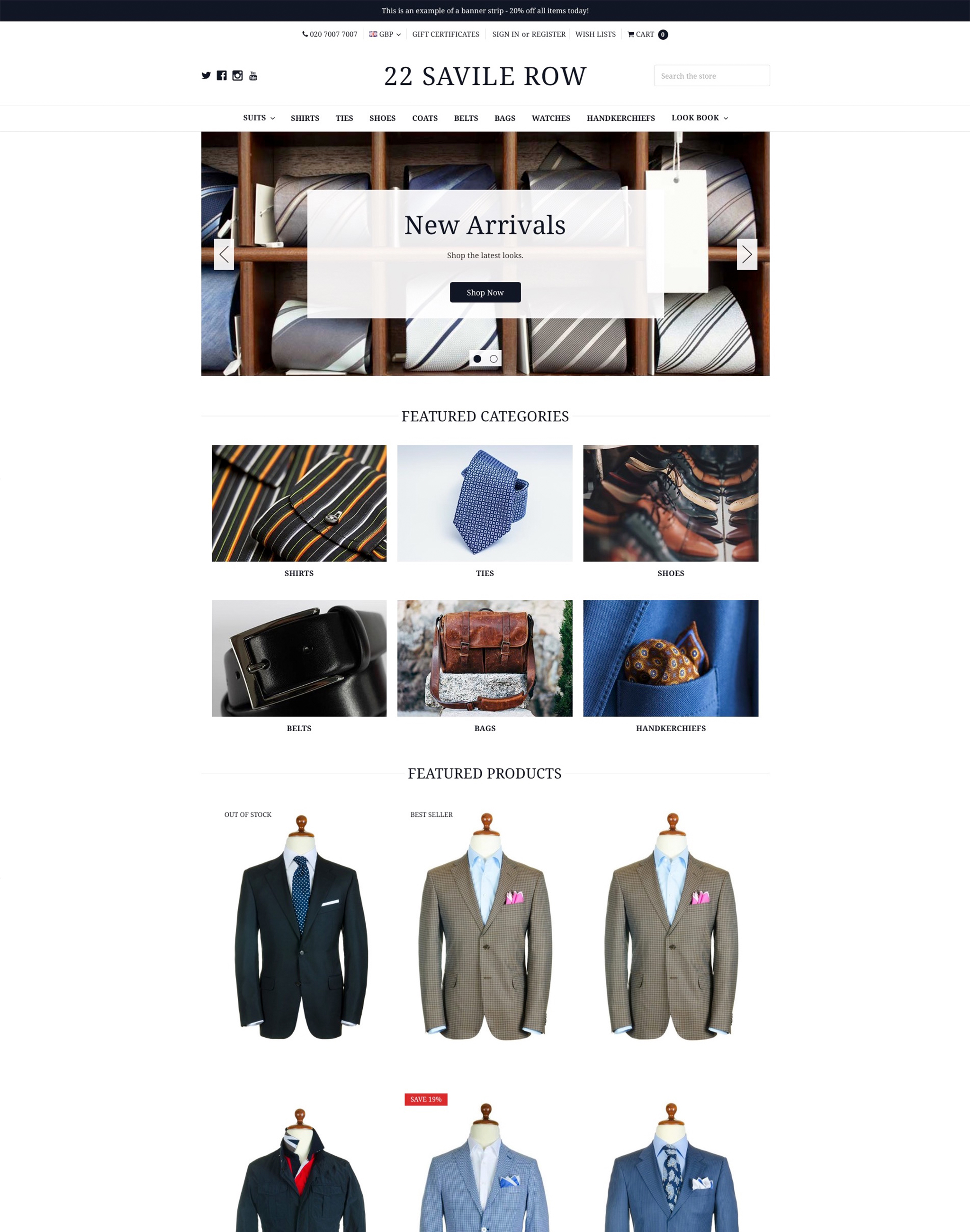 22 Savile Row Classic